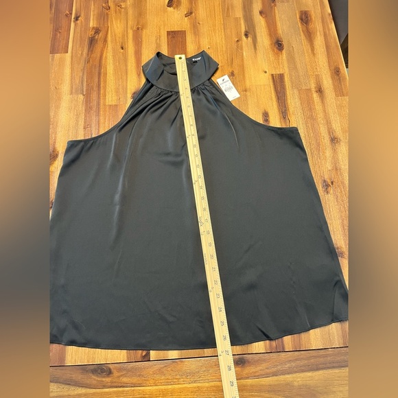 Express black halter top with three button closure Large NEW - Picture 8 of 10